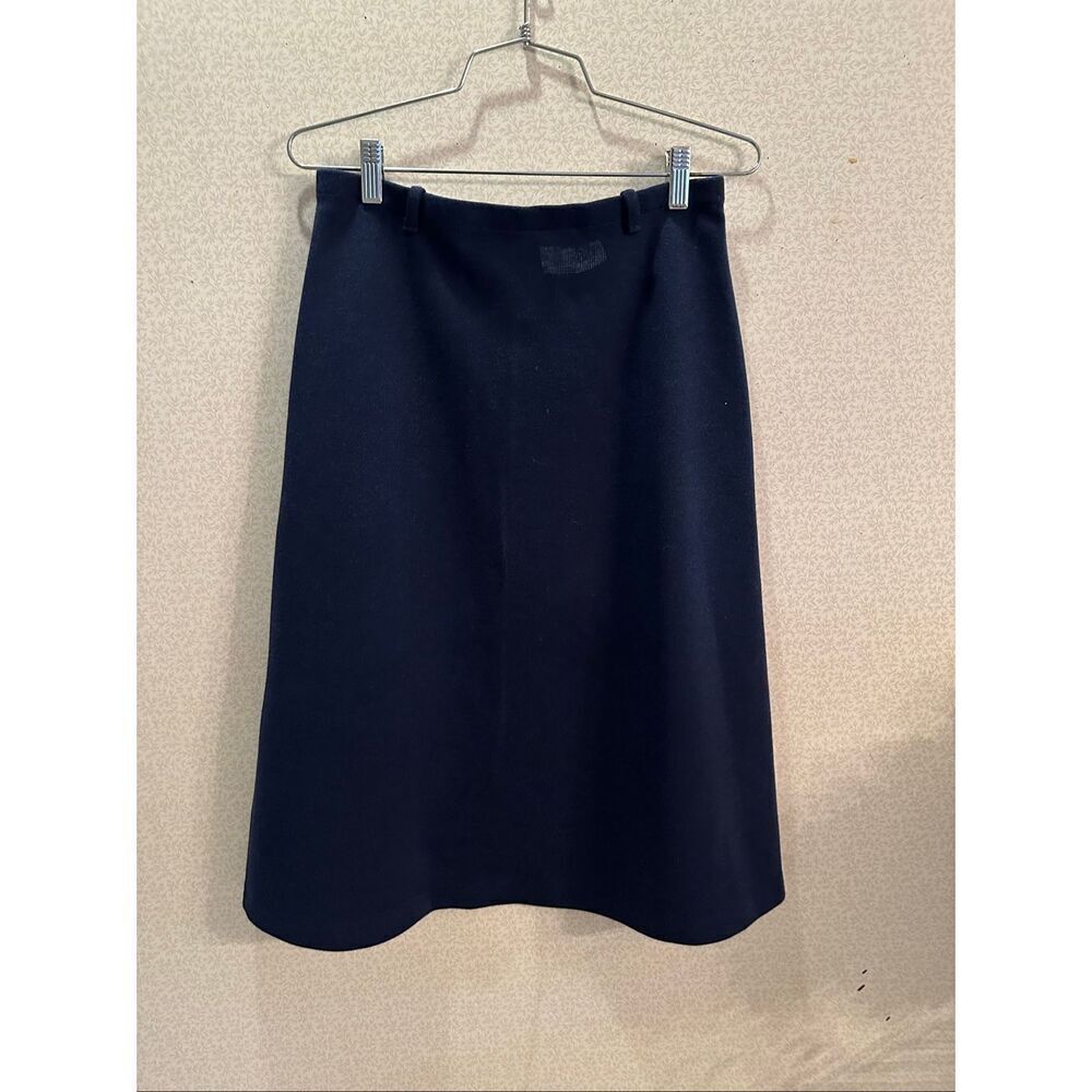 Vintage ecco bay knit A-line skirt